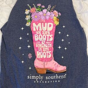 Medium Simply Southern Long sleeve